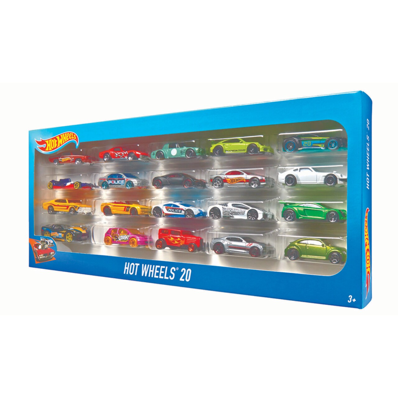 Hot Wheels 20 Car Pack Assorted Toy Vehicles Gift For Kids 3 Years and Older
